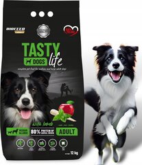 Biofeed Tasty Dogs Life kuivaruoka keskikokoisille ja suurille koirille karitsalla, 12 kg hinta ja tiedot | Koiran kuivaruoka | hobbyhall.fi