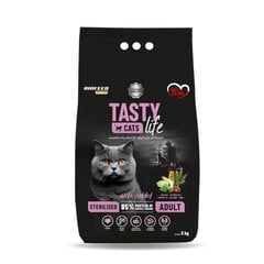 Biofeed Tasty Cats Life Steriloitu kuivaruoka steriloiduille kissoille kanin kanssa, 8 kg hinta ja tiedot | Kissan kuivaruoka | hobbyhall.fi