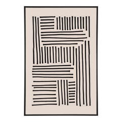 Seinämaalaus Lipari - 100x140 cm - Musta/Beige hinta ja tiedot | Sisustustuotteet | hobbyhall.fi