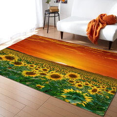 (12-40x60cm 16x24 tuumaa)Auringonkukkapeltomatot olohuoneeseen Koti Makuuhuoneen Sohvapöydät Matot Modernit Liukumaton lattiamatto Kodin sisustusalueen matto hinta ja tiedot | Isot matot | hobbyhall.fi