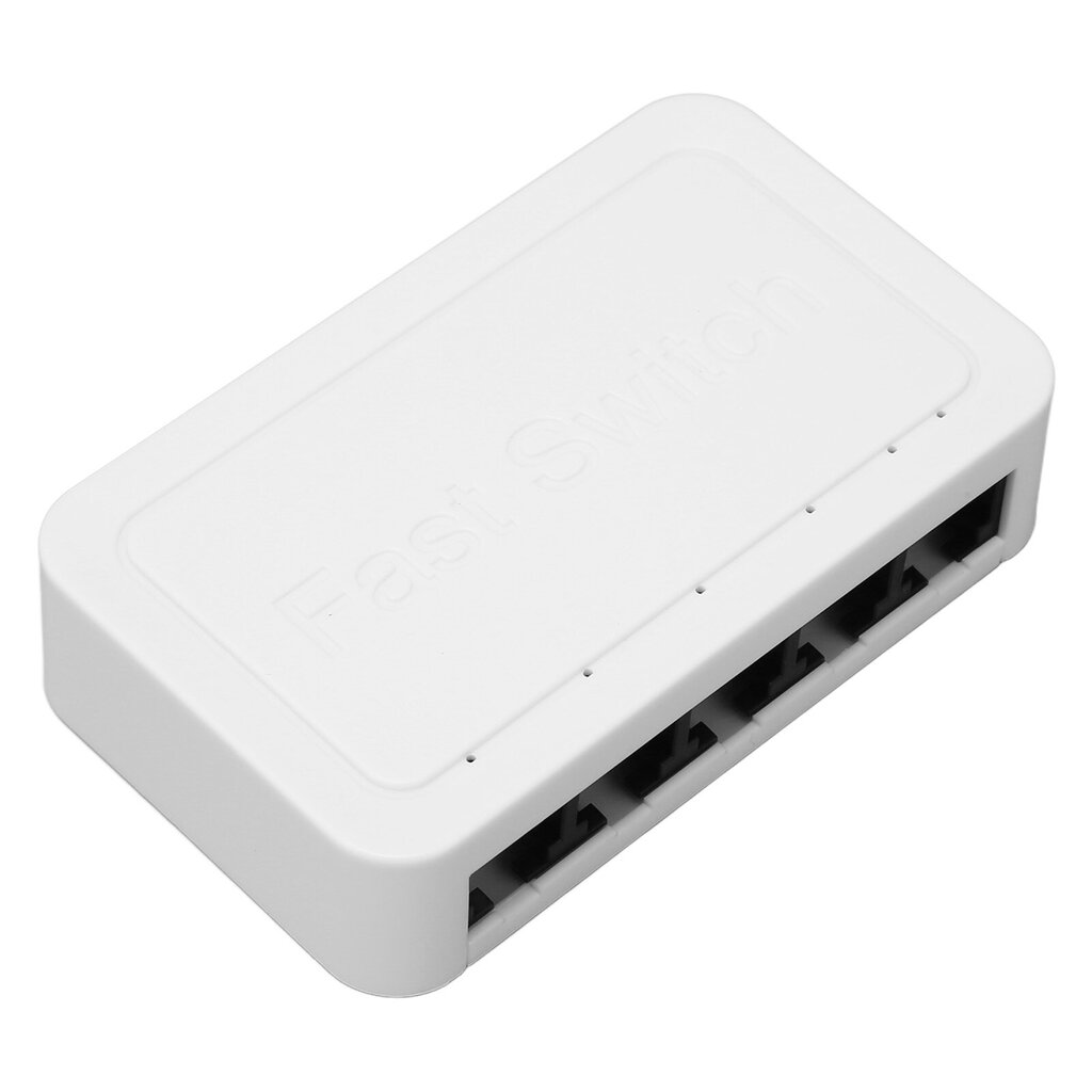 5-porttinen Ethernet-kytkin 10/100Mbps RJ45-portit 4KV Thunder Protection Fast Ethernet Switch Pöytäkoneen Ethernet-jakaja 100-240V US Plug hinta ja tiedot | Web-kamerat | hobbyhall.fi