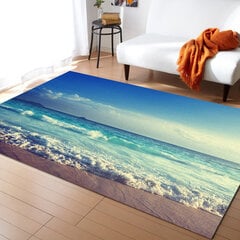 (7-60x90cm 24x36 tuumaa)Sea Wave Painettu matto Koti Olohuone Matto Makuuhuone Sängyn vieressä Sisustusmatto Eteinen matto Liukumaton Keittiö Kylpyhuone Lattiamatto hinta ja tiedot | Isot matot | hobbyhall.fi