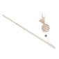 Puinen Pet Cat Teaser Toy Rod Stick pyöreä pallo höyhen Kitten interaktiivisia leluja hinta ja tiedot | Kissan lelut | hobbyhall.fi