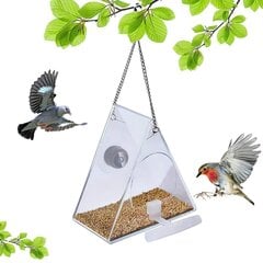 Smart Bird Feeder Night Vision Riippuva lintujen syöttölaite kameralla ulkokäyttöön hinta ja tiedot | Lintulaudat ja lintuhäkit | hobbyhall.fi