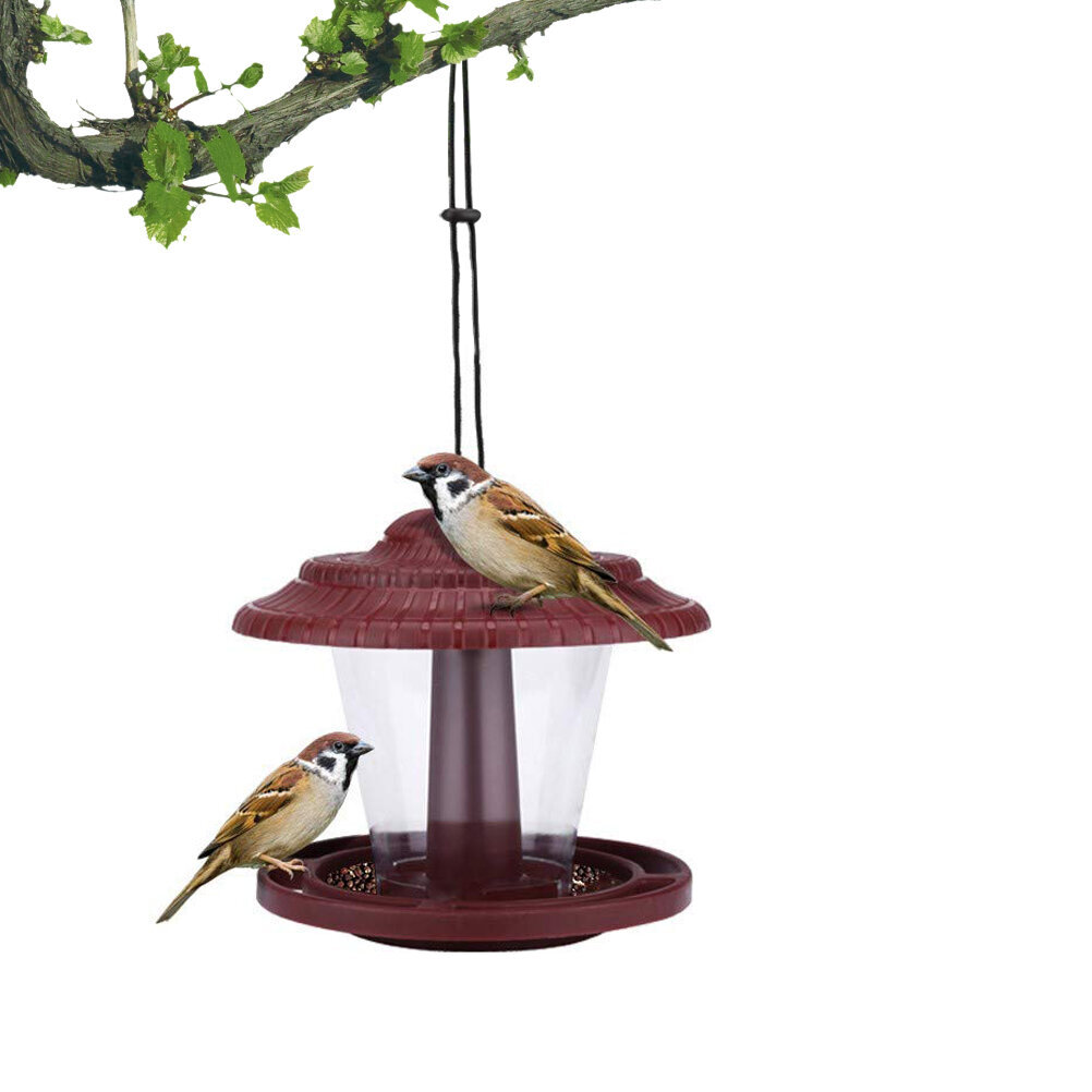 Automaattinen puutarhan ruokintalaite Wild Bird Feeder Vedenpitävä riippuva syöttölaite hinta ja tiedot | Lintulaudat ja lintuhäkit | hobbyhall.fi