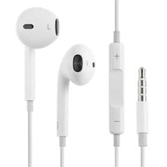 Apple EarPods, 3,5mm, in-ear headset (MNHF2) Vit hinta ja tiedot | Kuulokkeet | hobbyhall.fi