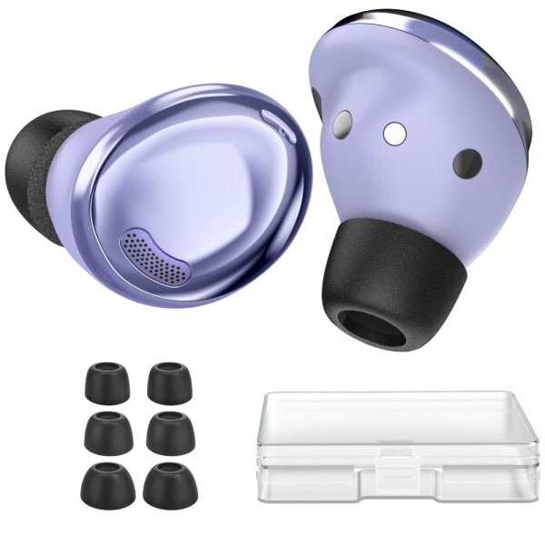 3-PACK korvatulpat / nappikuulokkeet Galaxy Buds Pro/Buds Pro 2 musta hinta ja tiedot | Kuulokkeiden tarvikkeet | hobbyhall.fi