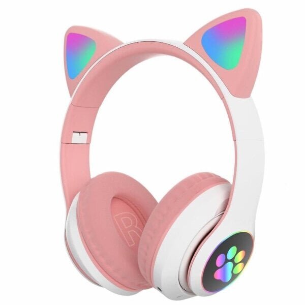 Kuulokkeet Cat Ear Langattomat kuulokkeet, LED Light Up Bluetooth hinta ja tiedot | Kuulokkeet | hobbyhall.fi