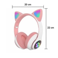 Kuulokkeet Cat Ear Langattomat kuulokkeet, LED Light Up Bluetooth hinta ja tiedot | Kuulokkeet | hobbyhall.fi