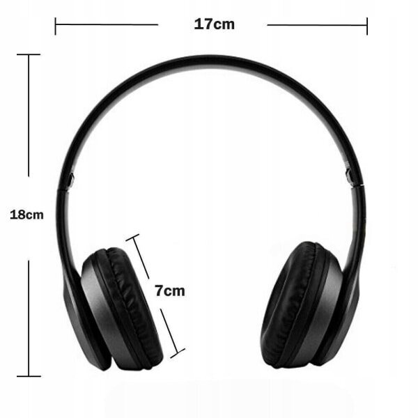 Bluetooth-kuulokkeet - musta P47 hinta ja tiedot | Kuulokkeet | hobbyhall.fi