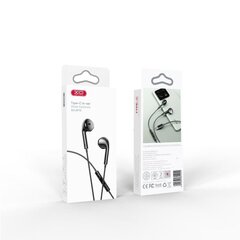 USB-C / TYPE-C -liitin In-ear kuulokkeet mikrofonilla Samsung / Other Black hinta ja tiedot | Kuulokkeet | hobbyhall.fi