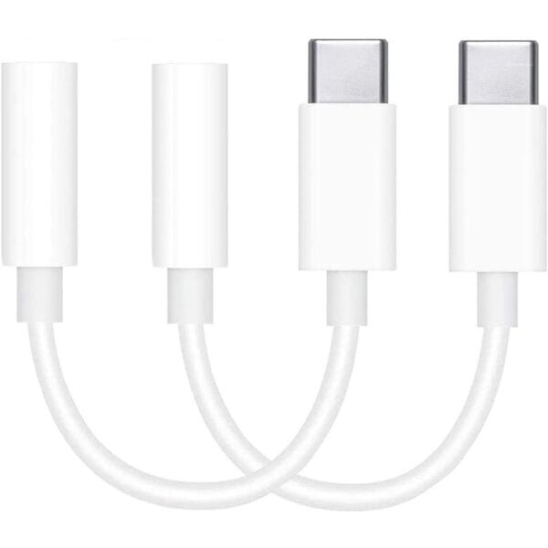 (2 kpl) USB-C-sovitin 3,5 mm kuulokkeisiin Samsung 5g Ultra S21/S22/S23/S24 hinta ja tiedot | Kuulokkeiden tarvikkeet | hobbyhall.fi