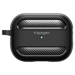 Spigen AirPods Pro 1/2 -kotelo kestävä panssari mattamusta hinta ja tiedot | Kuulokkeiden tarvikkeet | hobbyhall.fi