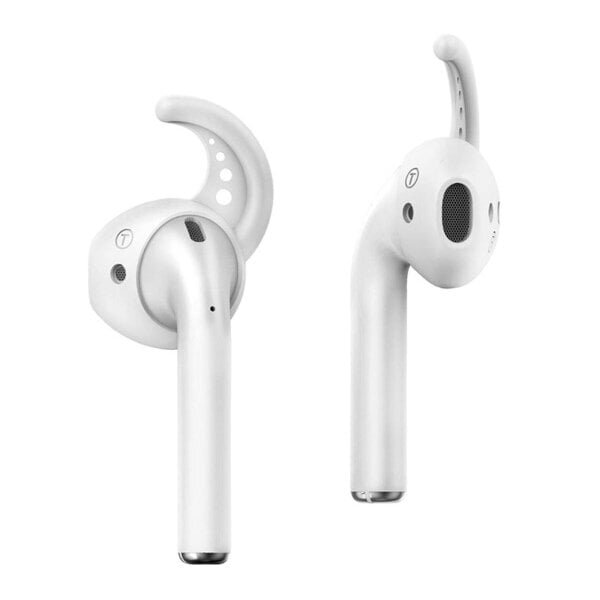 AirPods korvatyynyt Korvakoukut Silikonikoukut Korvakoukut Valkoinen valkoinen hinta ja tiedot | Kuulokkeiden tarvikkeet | hobbyhall.fi