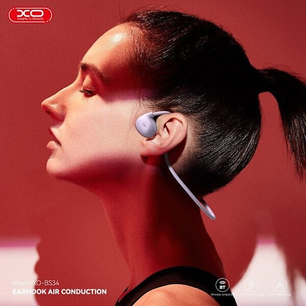 Bluetooth Bone Conduction langattomat handsfree-kuulokkeet XO - musta musta hinta ja tiedot | Kuulokkeet | hobbyhall.fi