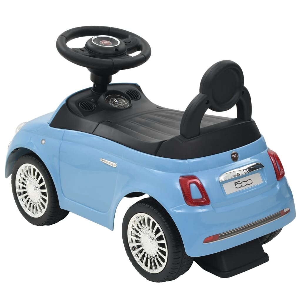 vidaXL Potkuauto Fiat 500 sininen hinta ja tiedot | Vauvan lelut | hobbyhall.fi