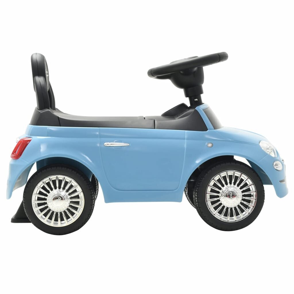 vidaXL Potkuauto Fiat 500 sininen hinta ja tiedot | Vauvan lelut | hobbyhall.fi