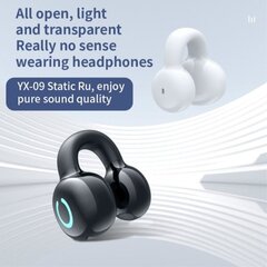 Clip-On One Ear Bluetooth-kuulokkeet langattomat stereokuulokkeet, musta hinta ja tiedot | Kuulokkeet | hobbyhall.fi