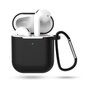 Musta Apple AirPods 1/2 Bag Case Iskunkestävä suojakotelo musta hinta ja tiedot | Kuulokkeiden tarvikkeet | hobbyhall.fi