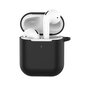 Musta Apple AirPods 1/2 Bag Case Iskunkestävä suojakotelo musta hinta ja tiedot | Kuulokkeiden tarvikkeet | hobbyhall.fi