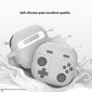 Silikonikuori ja karabiini Apple AirPods 4 Gamepad Harmaa hinta ja tiedot | Kuulokkeiden tarvikkeet | hobbyhall.fi