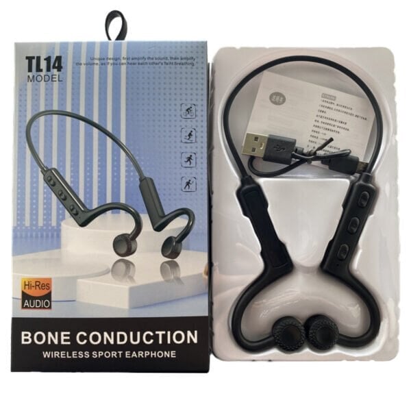 Bone Conduction Training -kuulokkeet Bluetooth-kuulokkeet Musta musta hinta ja tiedot | Kuulokkeet | hobbyhall.fi