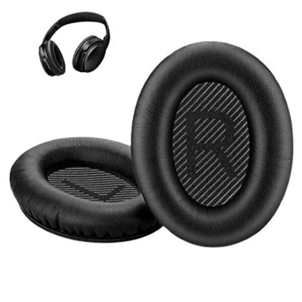 Vaihdettavat korvatyynyt, jotka ovat yhteensopivat Bose Quiet Comfort 35 / QC35:n kanssa hinta ja tiedot | Kuulokkeiden tarvikkeet | hobbyhall.fi