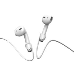 Apple AirPods -kaulahihnan hihna kaulan ympärillä - valkoinen valkoinen hinta ja tiedot | Kuulokkeiden tarvikkeet | hobbyhall.fi