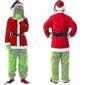 7kpl The Grinch Costume Christmas Cosplay Aikuisten joulupukin pukuasut + maski A hinta ja tiedot | Naamiaisasut | hobbyhall.fi