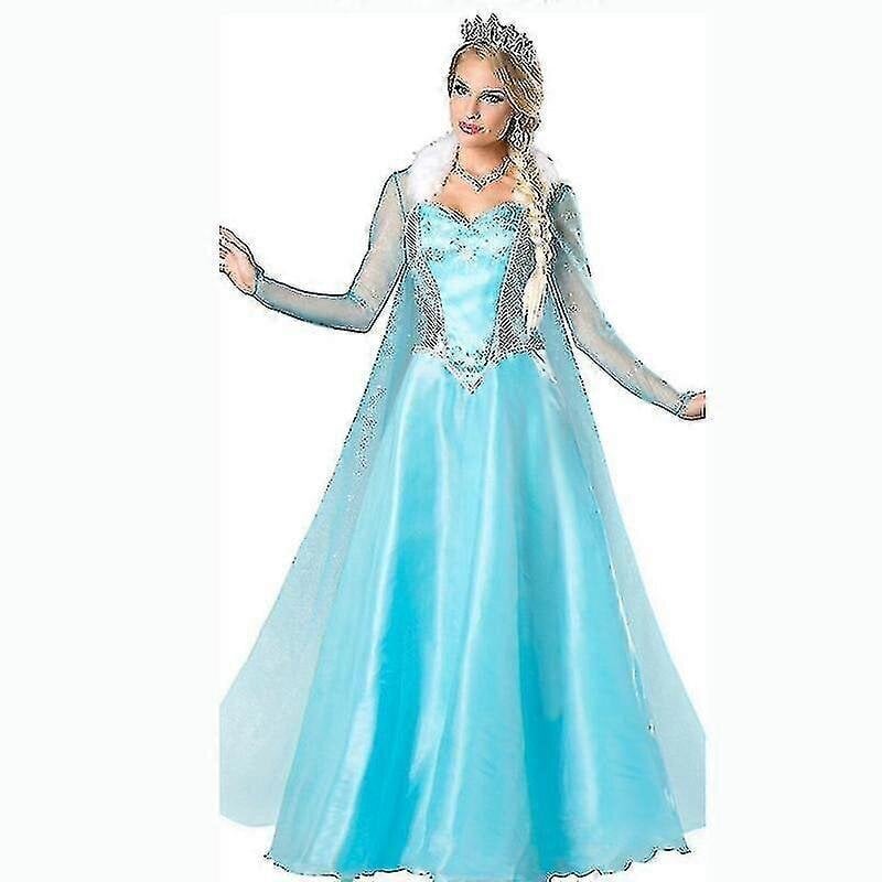 Aikuisten prinsessa Anna Elsa -asu Joulu Cos Fancy Dress -asu hinta ja tiedot | Naamiaisasut | hobbyhall.fi