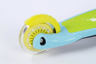 Kolmipyörä Milo - Baby Blue & Lime Green hinta ja tiedot | Potkulaudat | hobbyhall.fi