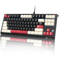 Magegee SKY87 Retro White-Black, Blue Lighting, Red Switch, US hinta ja tiedot | Näppäimistöt | hobbyhall.fi