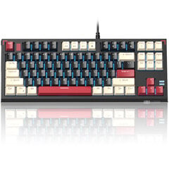 Magegee SKY87 Retro White-Black, Blue Lighting, Red Switch, US hinta ja tiedot | Näppäimistöt | hobbyhall.fi