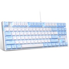 Magegee MK-STAR Blue-White, Blue Lighting, Red Switch, US hinta ja tiedot | Näppäimistöt | hobbyhall.fi