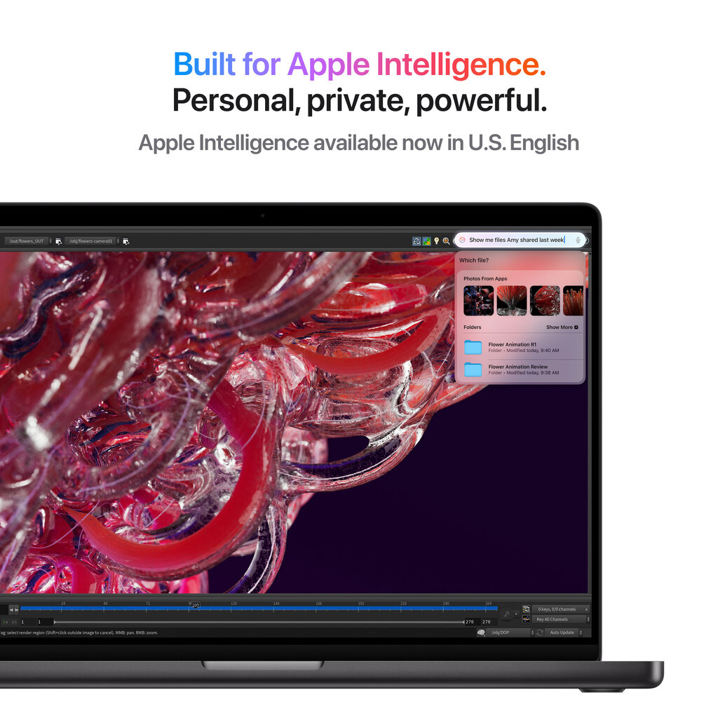 MacBook Pro 14" Apple M4 Pro 12C CPU, 16C GPU/24GB/512GB SSD/Space Black/INT MX2H3ZE/A hinta ja tiedot | Kannettavat tietokoneet | hobbyhall.fi