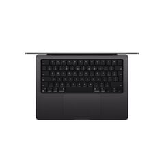 MacBook Pro 14" Apple M4 Pro 12C CPU, 16C GPU/24GB/512GB SSD/Space Black/RUS MX2H3RU/A hinta ja tiedot | Kannettavat tietokoneet | hobbyhall.fi