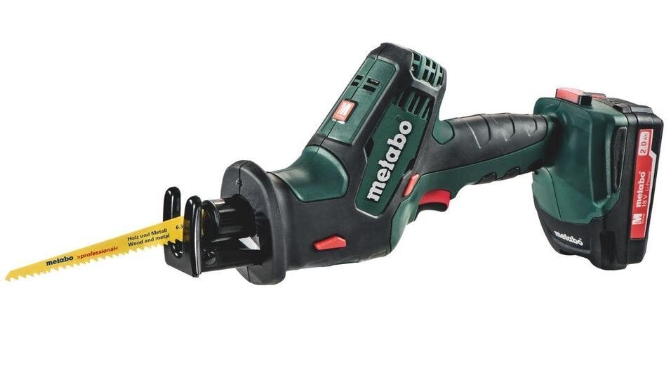 METABO SAHA SAHA 18V 2x2,0Ah LI-ION SSE 18 LTX hinta ja tiedot | Sahat ja sirkkelit | hobbyhall.fi