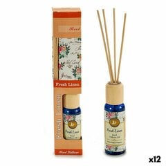 Kotituoksu puikoilla Fresh Linen, 12 x 50 ml hinta ja tiedot | Huonetuoksut | hobbyhall.fi