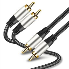 Reagle OFC HQ AUDIO RCA 2X RCA - 2XRCA CHINCH 1,5 m kaapeli hinta ja tiedot | Koteloiden lisätarvikkeet | hobbyhall.fi