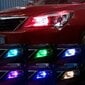 W5W LED T10 12V RGB canbus, polttimot + kaukosäädin, paketti hinta ja tiedot | Polttimot | hobbyhall.fi