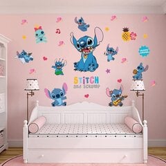 Disney Stitch Seinäkoriste - Pvc Muraali Makuuhuoneeseen, Olohuoneeseen &amp; Muuhun - Täydellinen Syntymäpäivälahja &amp; Juhlakoriste. hinta ja tiedot | Toimistotarvikkeet | hobbyhall.fi