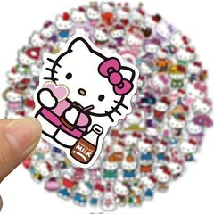 100 kpl/setti Valloittavat Kawaii Tarrat - Suloiset Hello Kitty Tarrat Kännykkään, Matkalaukkuun, Pulloihin &amp; Muistikirjoihin - Vedenpitävät, Läppäriystävälliset hinta ja tiedot | Toimistotarvikkeet | hobbyhall.fi