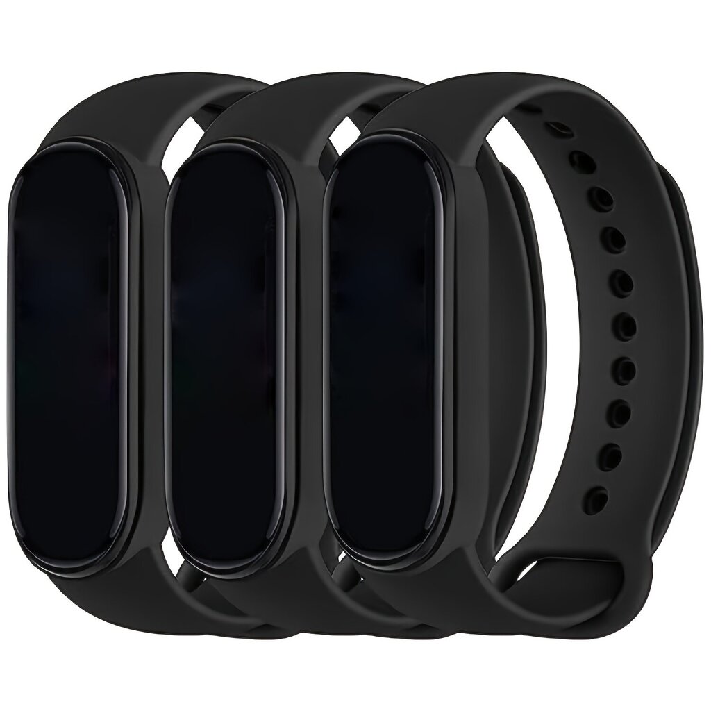 '3 Pakkausta Vaihtohihnat Xiaomi Mi Band 4 &amp; 3 Pehmeä TPU Urheiluhihnat' hinta ja tiedot | Älykellot | hobbyhall.fi