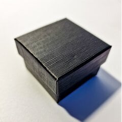 Lahjapakkaus 5 x 5 x 3 cm(h) - paperi, kiiltävä musta. 24 kpl per pakkaus hinta ja tiedot | Lahjapaketointi | hobbyhall.fi