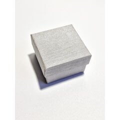 Lahjapakkaus 5 x 5 x 3 cm(h) - paperi, hopea. 24 kpl per pakkaus hinta ja tiedot | Lahjapaketointi | hobbyhall.fi