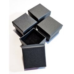 Lahjarasiat 5 x 5 x 3 cm(k) - paperi, musta matta väri. Pakkauksessa 24 kpl hinta ja tiedot | Lahjapaketointi | hobbyhall.fi