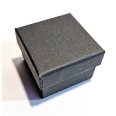 Lahjarasiat 9 x 9 x 3 cm(k) - paperi, musta matta väri. 12 kpl pakkauksessa hinta ja tiedot | Lahjapaketointi | hobbyhall.fi