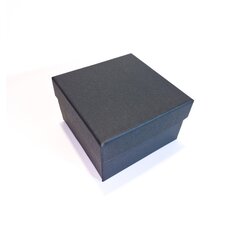 Lahjarasiat 9 x 9 x 5 cm(k) - paperi, musta matta väri. 6 kpl pakkauksessa hinta ja tiedot | Lahjapaketointi | hobbyhall.fi