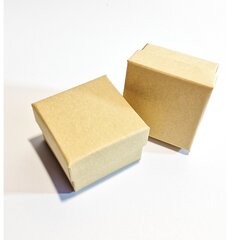 Lahjarasiat 9 x 9 x 3 cm(k) - paperi, KRAFT väri. 12 kpl pakkauksessa hinta ja tiedot | Lahjapaketointi | hobbyhall.fi