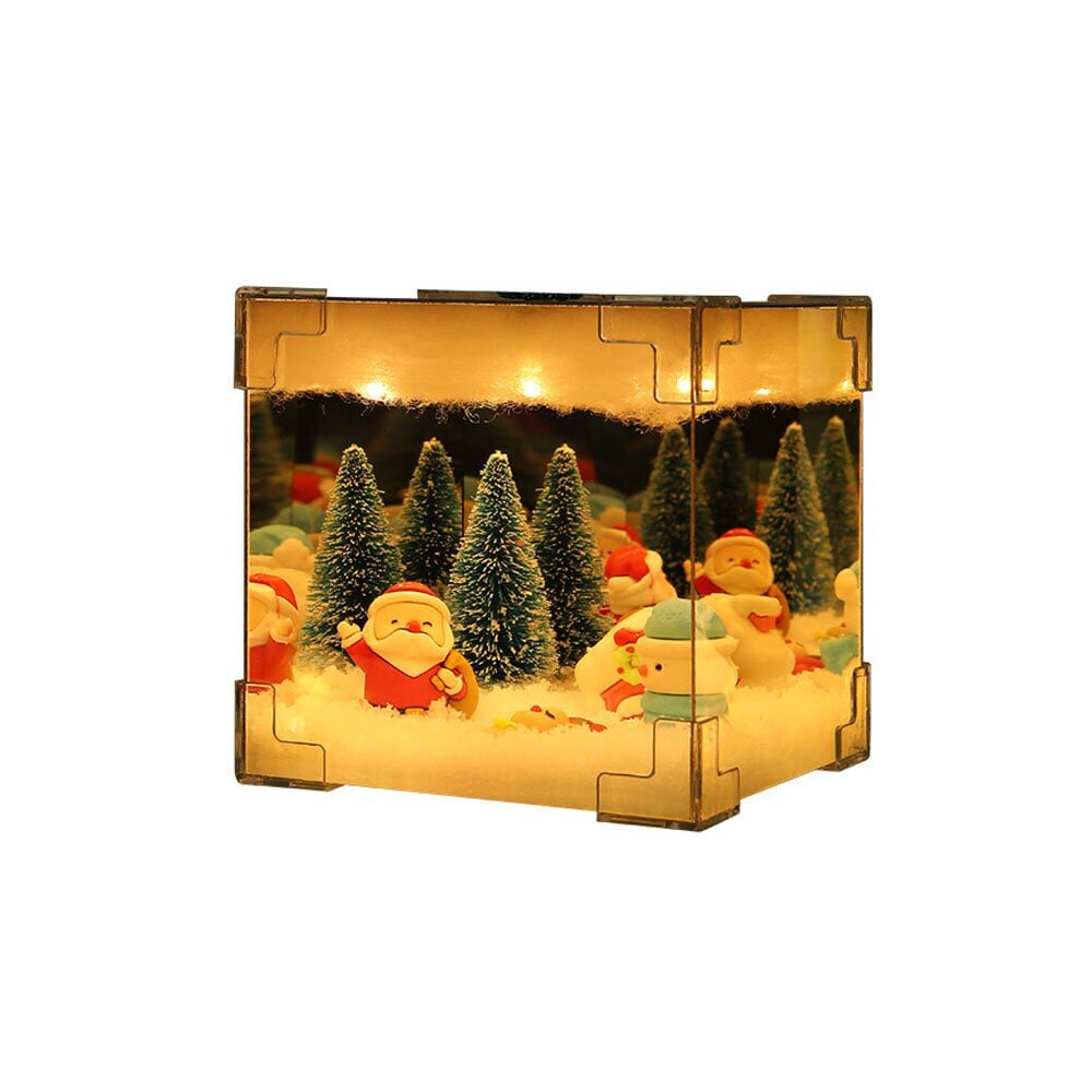 LED-yövalo Christmas Cube hinta ja tiedot | Joulukoristeet | hobbyhall.fi